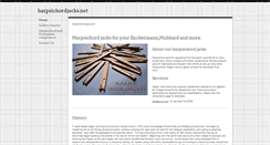 Desktop Screenshot of harpsichordjacks.net
