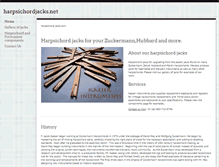 Tablet Screenshot of harpsichordjacks.net